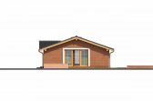 Vizualizace projektu Bungalov 13 - boční pohled