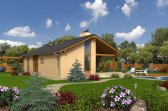 Vizualizace projektu bungalovu Uno 1 - varianty