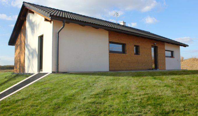 Reference dřevostavby realizované v obci Skalička u Hradce Králové